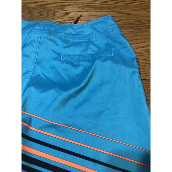 Hurley Board Shorts Mens 28 16 Phantom Blue Swim Trunks W/ Side Pocket Logo - Picture 6 of 10